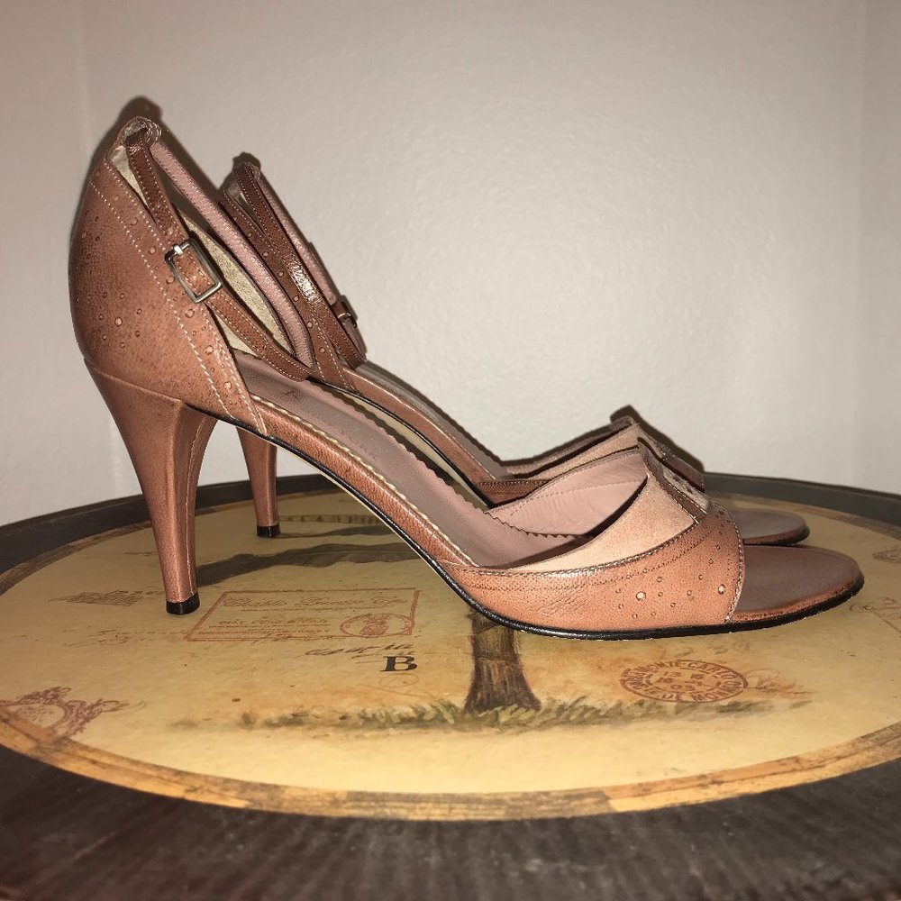 Anne Klein Mauve Two-Tone Sandal - Picture 7 of 13